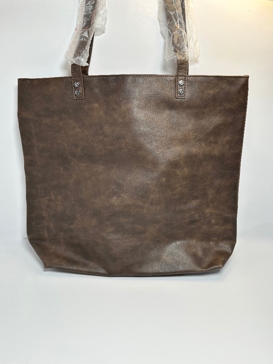 thirty-one Handbags - Thirty-One Around Town Tote Chestnut Distressed Pebble | Large Shoulder Bag